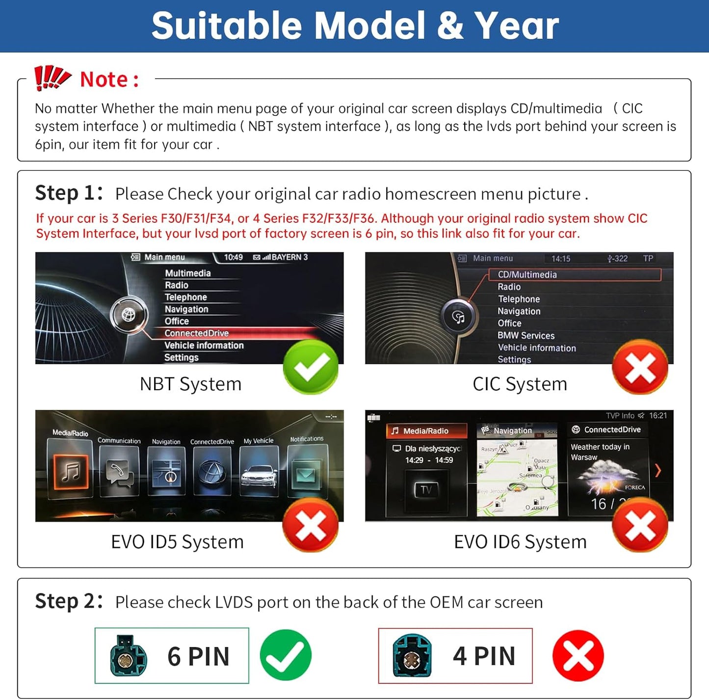 Draadloze CarPlay Android Auto Interface – BMW Multimedia Adapter – Auto Infotainment Module – NBT Systeem Upgrade – Met Elektronische Achteruitrijcamera’s – MirrorLink en Navigatie Ondersteuning