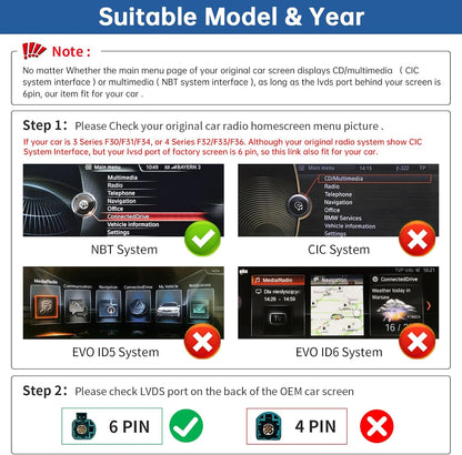 Draadloze CarPlay Android Auto Interface – BMW Multimedia Adapter – Auto Infotainment Module – NBT Systeem Upgrade – Met Elektronische Achteruitrijcamera’s – MirrorLink en Navigatie Ondersteuning