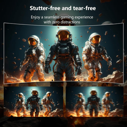 Z-Edge Gaming Monitor Gebogen 27'' 280 Hz (DP), 1ms MPRT, FHD (1920x1080), FreeSync, 16:9 LED-gamingmonitor met HDMI-kabel, verstelbare kanteling, 1500R VA, 2* HDMI2.0 & 2* DP1.2, kijkhoek van 178°