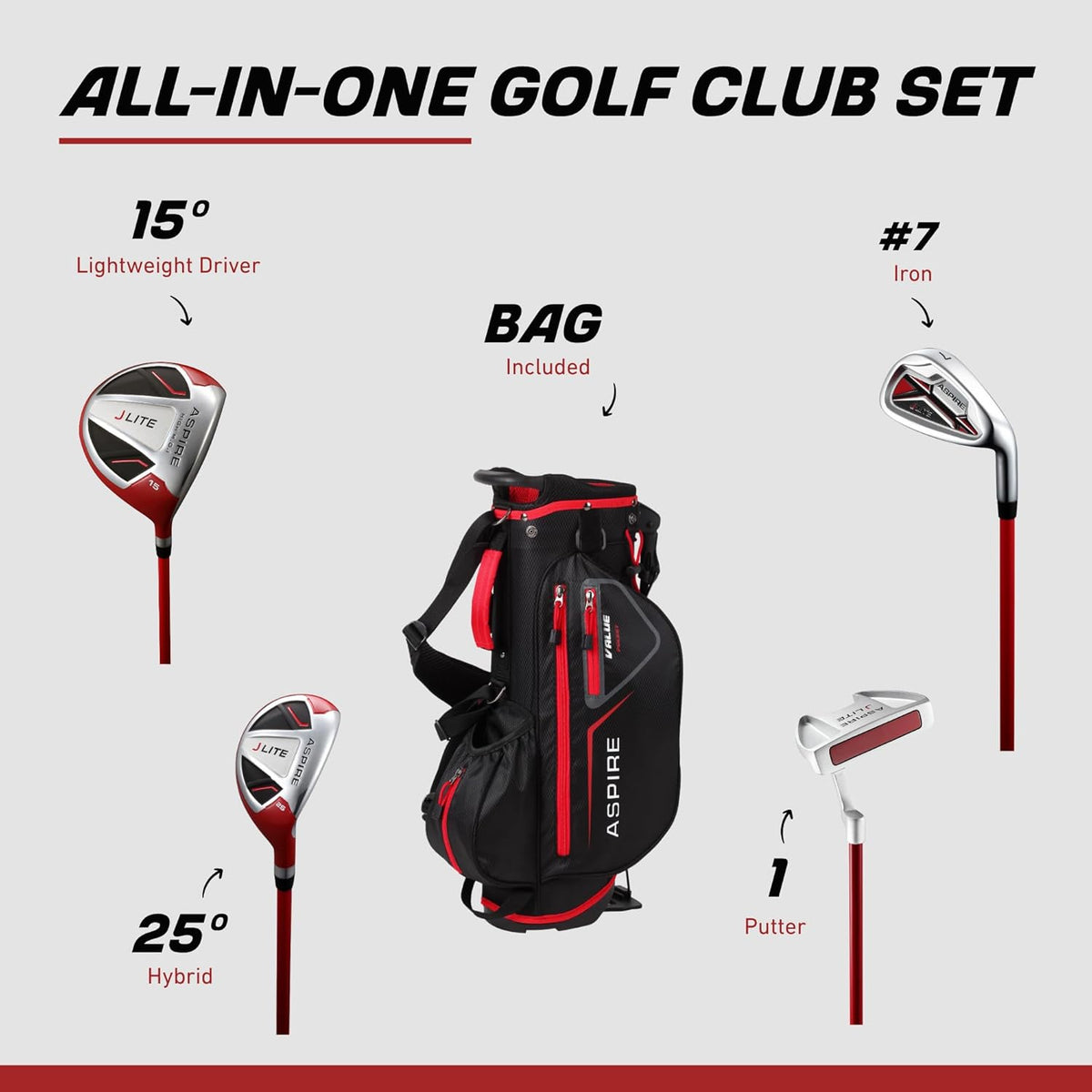 Xlite Super Performance Precieze Junior Golfclubset