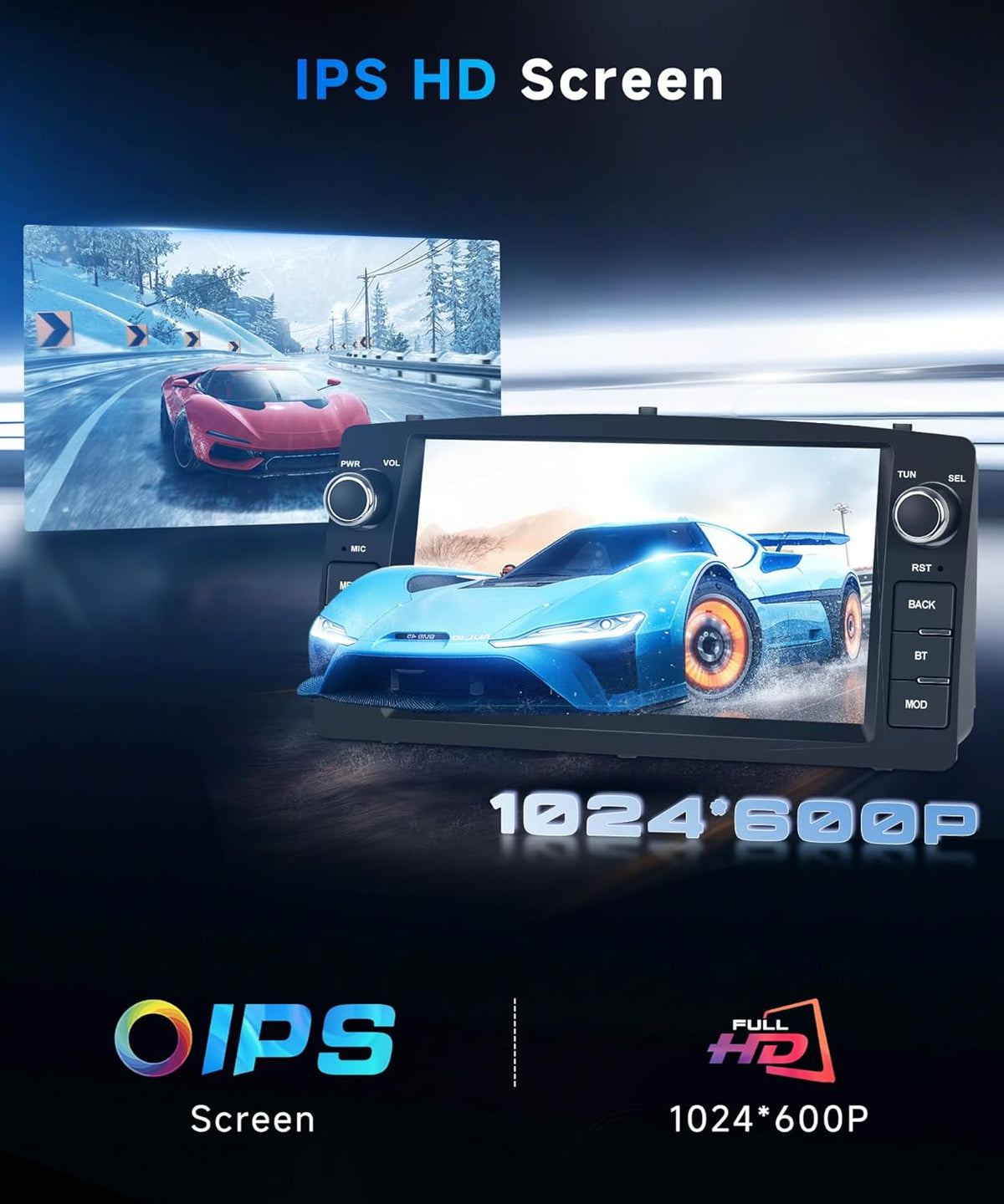 4G+64G Autoradio Android 15 für Toyota Corolla E120 2000-2007/E130 2004-2007/Altis E120 2000-2006/BYD F3 2006-2013,7'' HD Touchscreen mit Carplay Android Auto GPS Wi-Fi Bluetooth FM RDS Kamera