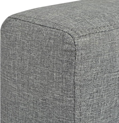vidaXL 3 Seater Sofa Sofa Seating Sofa Three Seater Sofa Three Seater Sofa Chair Fabric Light Grey - QUORE