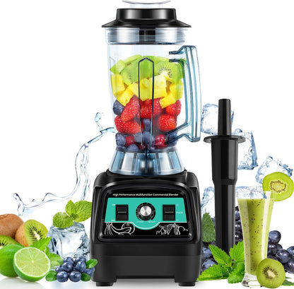 Huanyu Blender Smoothie Maker 3,9L Grote Capaciteit Commerciële Mixer Blender 2800W Hoge Snelheid Multifunctionele Kruik Blenders voor het verpletteren van ijs, fruit, groentesap, babyvoeding,