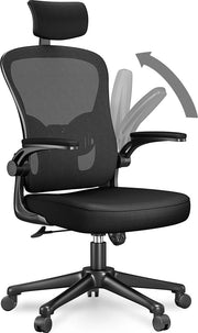 Ergonomische Bureaustoel met Hoofdsteun - Bureaustoelen voor Volwassenen - Office Chair - Gamestoel - Kantoorstoel - Volledig Verstelbaar - Incl. 3D-verstelbare Armleuningen & Verstelbare Lendensteun