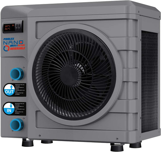 POOLEX Polstar Nano Action 5R PC-NANO-A5R warmtepomp voor kleine zwembaden, 990 W, volume van de vijver van 20 tot 35 m³