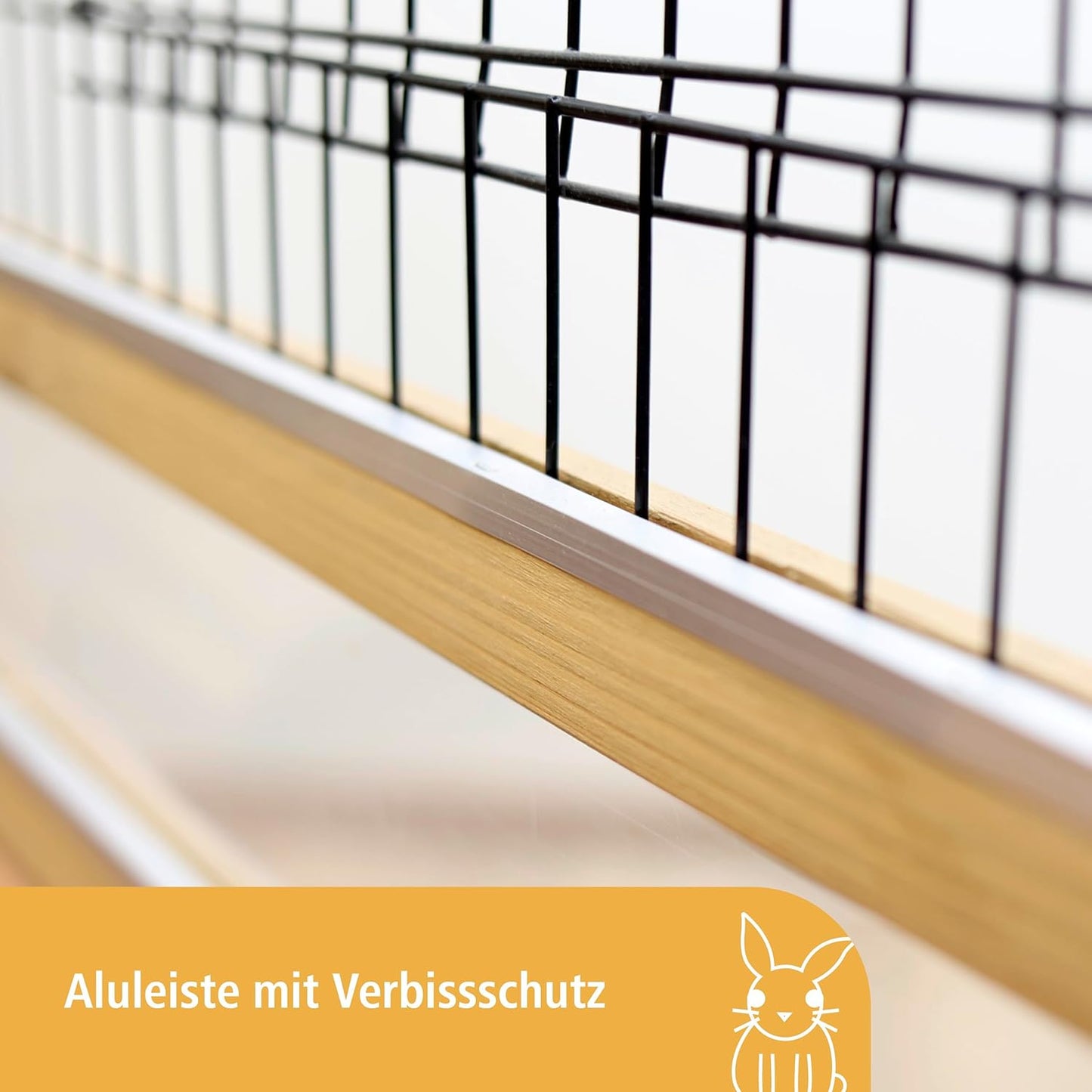 Kerbl Pet Kerbl Indoor Deluxe 82725 Small Animal Cage 115 x 60 x 92.5 cm with Wheels for Hamsters / Guinea Pigs etc.) - QUORE