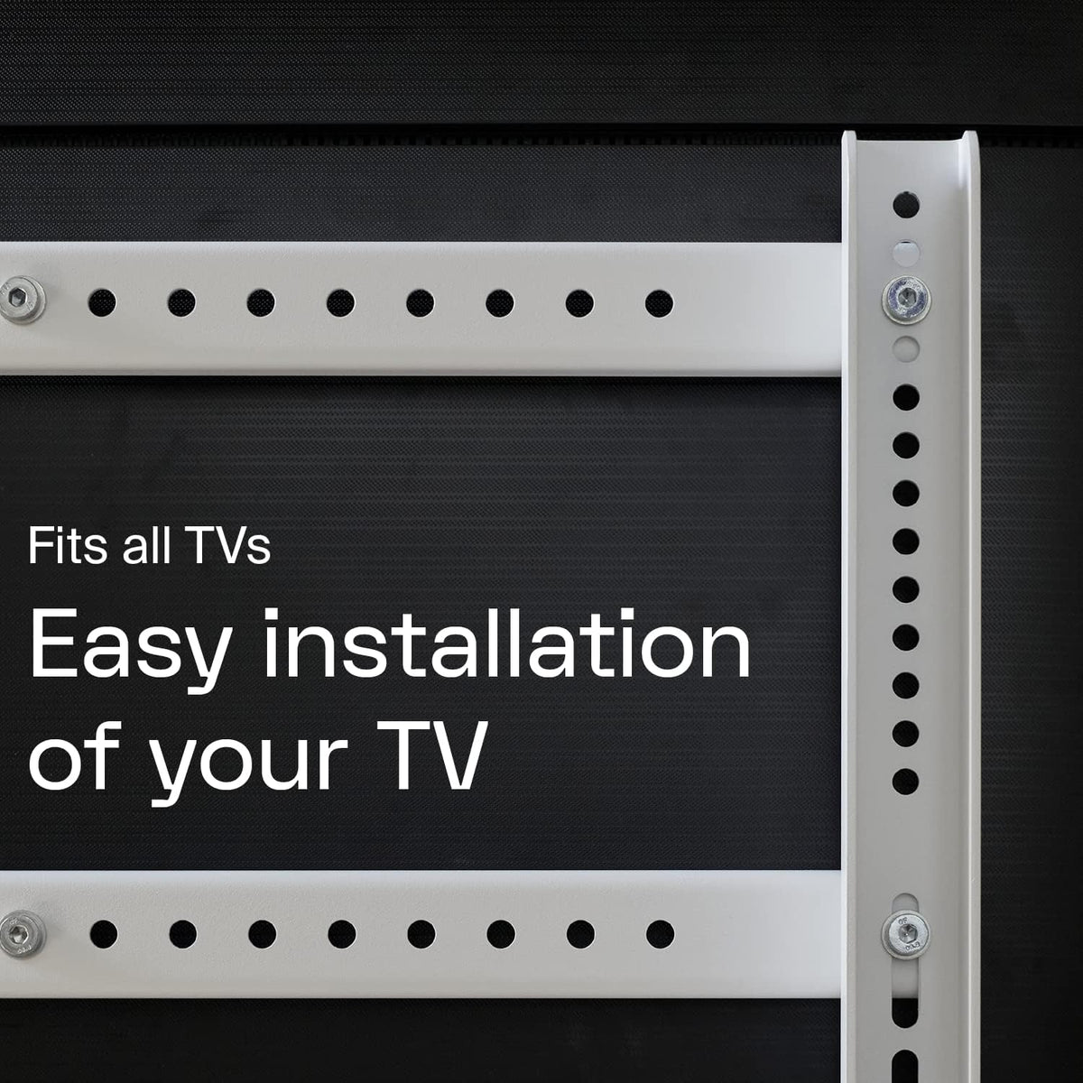 TV-Standaard Met Wieltjes Zwart – Televisiestandaard – TV-Wagen – TV-Meubel – Monitorstandaard – Geschikt Voor 40 Tot 70 Inch – Gepoedercoat Staal