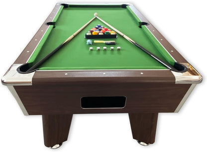 Billiard table 7FT green with manual coin - Competition - QUORE