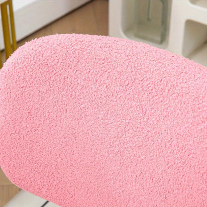 Ergonomische Bureaustoel – Kantoorstoel – Desk Chair – Werkstoel – Thuiswerkstoel – Verstelbaar Comfort – Fluwelen Bekleding Roze