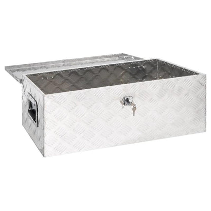 Gereedschapskist – Gereedschapskoffer – Toolbox – Opbergkist – Opbergbox – Aluminium – 80 x 39 x 30 cm – Duurzaam en Veilig afsluitbaar