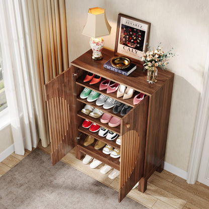 nachtkastje – bijzettafel – ladekastje – nachtkast – salontafel – massief hout – 2 ruime lades – volledig gemonteerd – walnoot