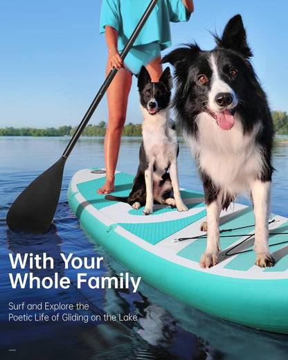 <font dir="auto" style="vertical-align: inherit;"><font dir="auto" style="vertical-align: inherit;">        Inflatable Paddle Board Stand Up Paddle Board Inflatable Paddleboard SUP Board with Premium Full Accessories 120"x30"x6" for Youth & Adults Lots of