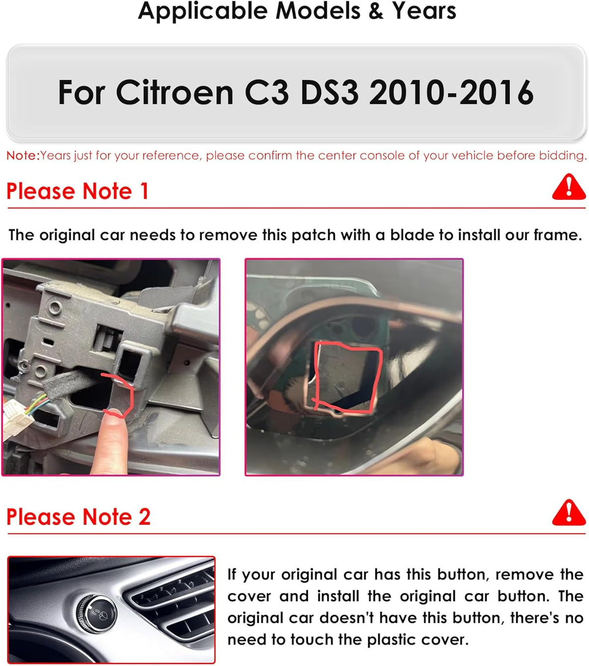 Android 13 autoradio voor Citroen C3 DS3 2010-2016 8-core 4G+32G GPS Navi met draadloze carplay Android Auto Bluetooth DAB WiFi 4G Mirror Link Achter/vooraan camera -zwart