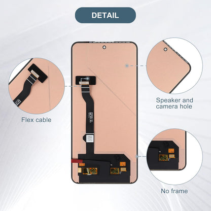 Nieuw vervangend display compatibel met Nothing Phone (3a) A059 6,77 inch LCD Display Touch Screen Assembly with Tools