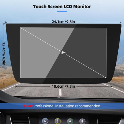KAOLALI LQ080Y5DZ10 LQ080Y5DZ06 LCD-radiodisplay, touchscreen, 8 inch, compatibel met Opel Astra k Vauxhall, voor Belly Verano Cadillac