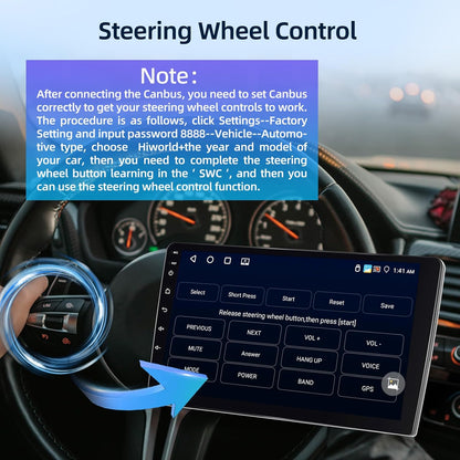 [4G+64G] Android Car Radio for Peugeot 407 2004-2011 with Wireless Carplay & Android Auto, 9 inch IPS Touch Screen Car Stereo with GPS, WiFi, 32EQ, Bluetooth 5.0, FM/RDS Radio