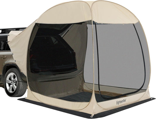 EighteenTek SUV Auto Tent Pop Up Camping Outdoor Reizen Scherm Huis Kamer Onderdak Mesh Muren Bevestiging Niet Waterdicht 7'x7'x7.2'H