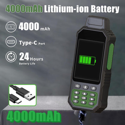 GPS Surveying Equipment, ZL190Plus Handheld Landmeter met 3,2 Inch Kleurenscherm Ondersteunt 7 Meetmethoden