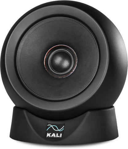 Kali Audio IN-UNF, Ultra Nearfield Monitoring System, nieuw luidsprekersysteem, desktopomgevingen, afmetingen subwoofer: 49,4 x 15,8 x 13,3 cm, zwart