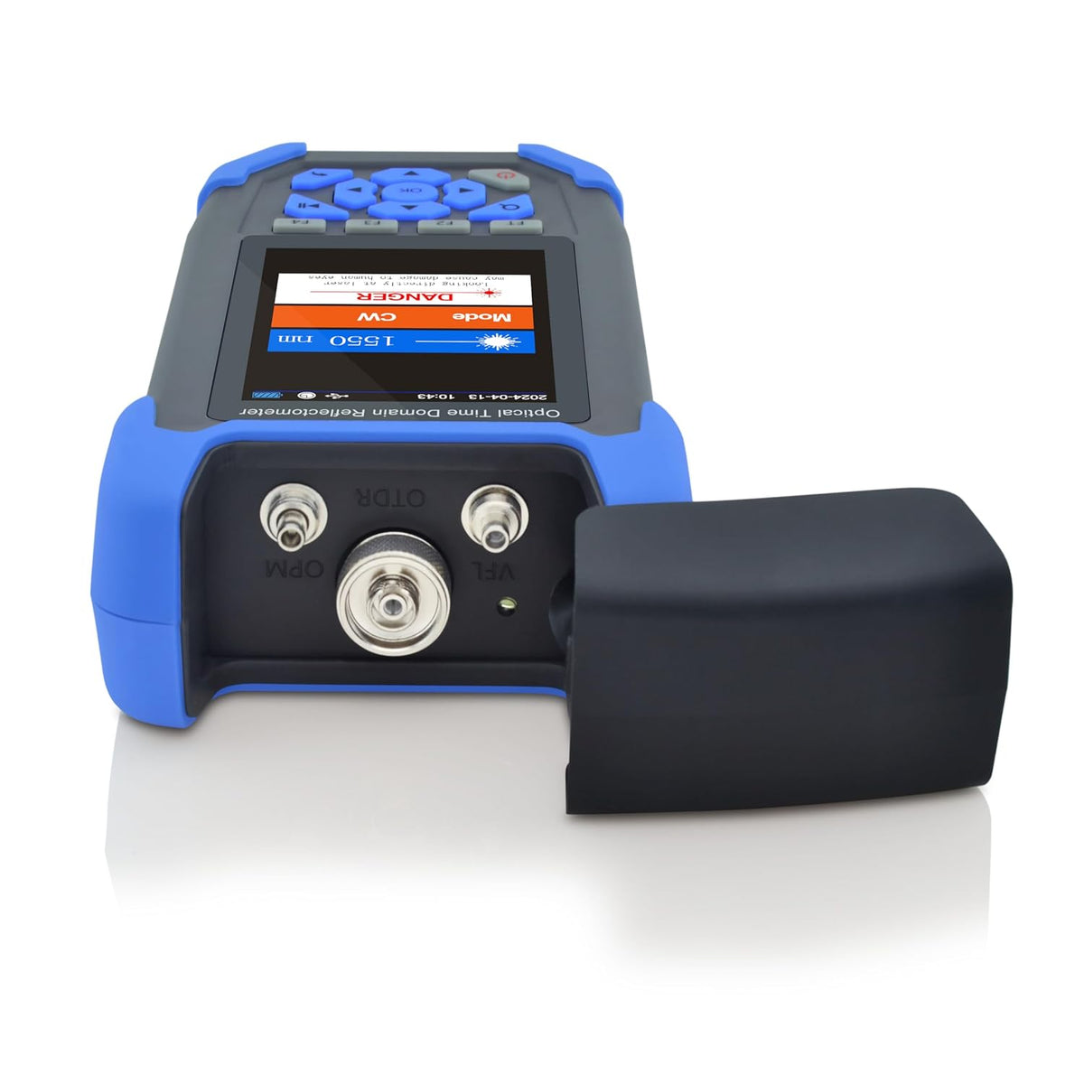 1310nm/24dB+1550nm/22dB Glasvezel OTDR met OPM+OLS+VFL+Evenementen Kaart+Verlies Test+RJ45-lijnsequencer+RJ45-kabeltracer SM Vezel Tester Compatibel met APC&UPC SC+FC+ST+LC-SS303T-2A1