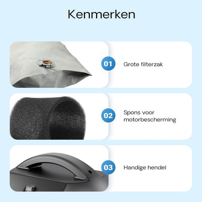 Wiltec vijverstofzuiger 1400 W motor nat droog stofzuiger voor vijver en zwembad 30 liter capaciteit bodemzuiger automatisch leegmaaksysteem