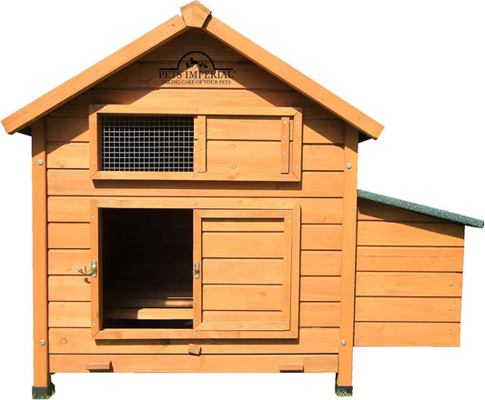 Pets Imperial Savoy Large Chicken Coop Single Nest Box Holds Up to 4 to 6 Birds Depending on Size - QUORE