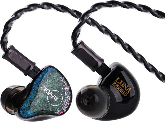 In-Ear Monitor – IEM, Monitor-Oordopjes, Studio-In-Ears, In-Ears – 6BA Uitvoering – Breed Geluidsveld – Afneembare Kabel