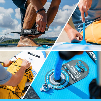 Bluefin Cruise SUP opblaasbaar stand-up paddleboard | Premium paddleboard-accessoires | Meerdere maten: Kinderen, 9'8, 10'4, 10'8, 12', 15'