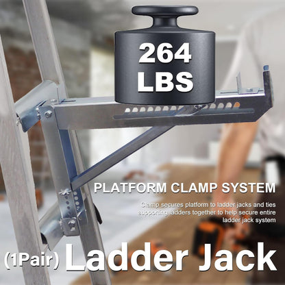 2 stuks framehouders, trapkrik met twee sporten voor korte lichaamsverlenging voor werkfase, maximale belasting bedraagt 250 kg