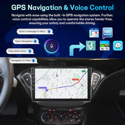 9" Android Autoradio – Multimedia Systeem – Navigatie Radio – Touchscreen Headunit – Auto Stereo – Draadloos & Bekabeld CarPlay – GPS Met Offline Kaarten