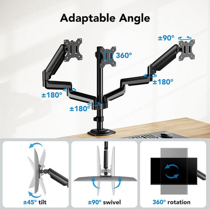 HUANUO Triple Monitor Mount