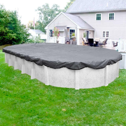 Robelle 3733-4 Supreme Winter Beschermhoes voor 10,1 m bovengrondse zwembaden Rond 18 x 24 ft. Oval Pool 12 - Ultra