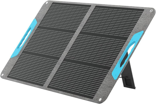 Renogy Opvouwbaar zonnepaneel, 100 W, 100 SE, koffer, zonnepaneel met USB voor draagbaar powerstation, mobiele telefoons, zonnegenerator, camper, camper, outdoor, off-grid