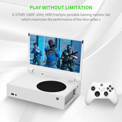 G-STORY 12.5 Inch Gaming Display, for Xbox Series S, FHD 1080P Portable Monitor with IPS, HDMI, HDR - QUORE