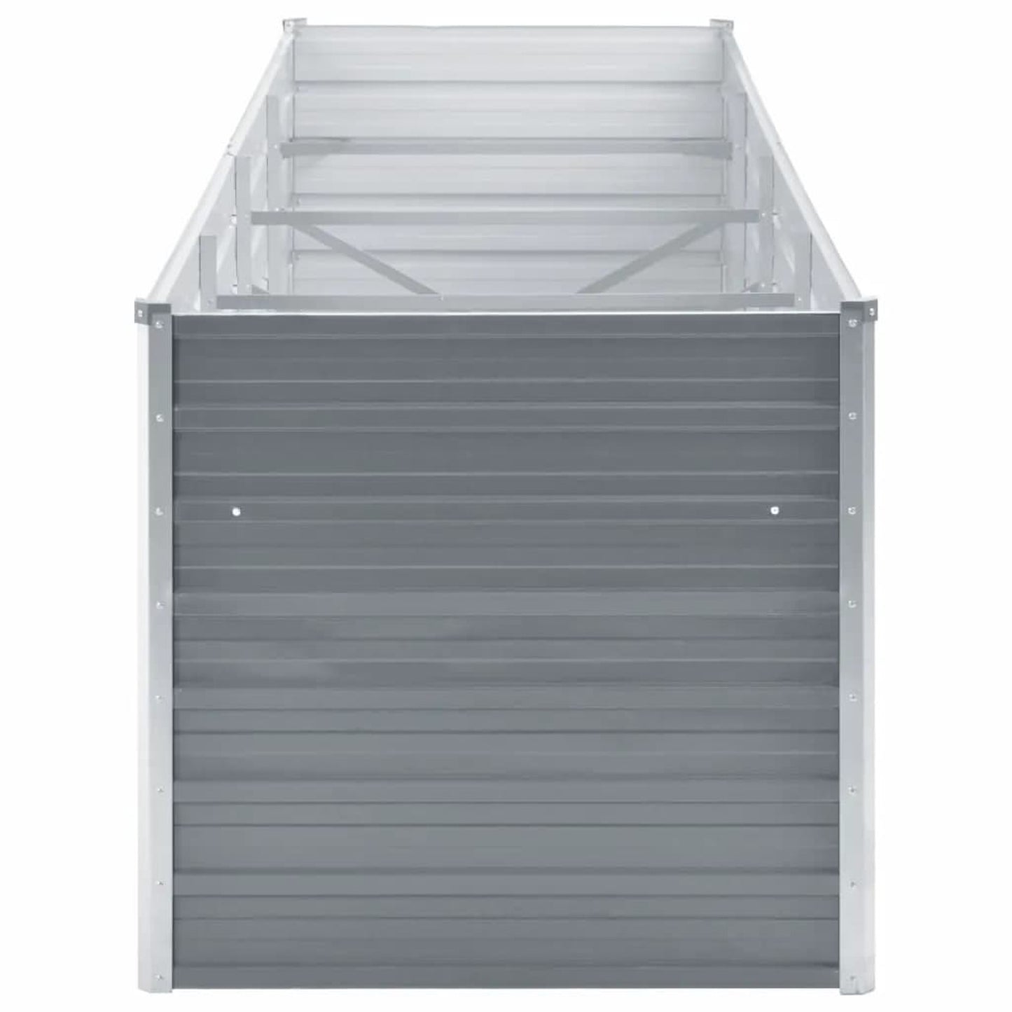 Verhoogd Plantenbed Tuin – Tuinbak Kweekbak Groei Bak Plantbak – Verhoogde Kweekbak – Metalen Plantenbak – Hoogte 77 cm – Gegalvaniseerd Staal – Groot 320x80 cm – Weerbestendig Buitengebruik