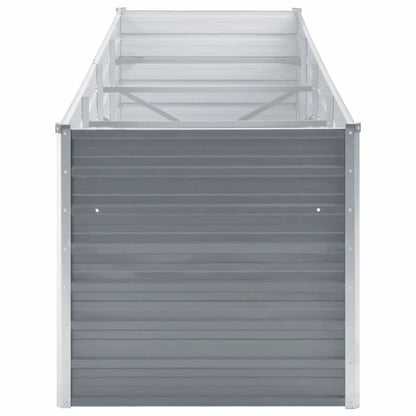 Verhoogd Plantenbed Tuin – Tuinbak Kweekbak Groei Bak Plantbak – Verhoogde Kweekbak – Metalen Plantenbak – Hoogte 77 cm – Gegalvaniseerd Staal – Groot 320x80 cm – Weerbestendig Buitengebruik