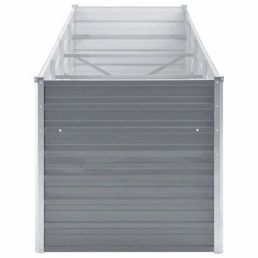 Verhoogd Plantenbed Tuin – Tuinbak Kweekbak Groei Bak Plantbak – Verhoogde Kweekbak – Metalen Plantenbak – Hoogte 77 cm – Gegalvaniseerd Staal – Groot 320x80 cm – Weerbestendig Buitengebruik