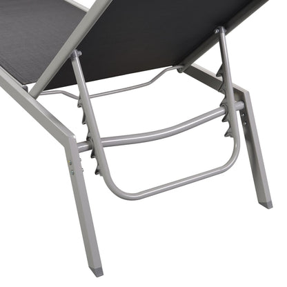 2-Persoons Lounge Set – Luxe Loungeset – Tuinset – Ligbedden – Bijzettafel – Stevig Stalen Frame – Ademend Textiel