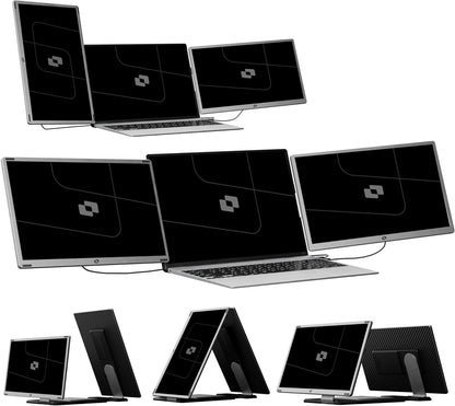 Infinity 15.6'' - Portable Monitor - Protective Case Included - Portable Display - Portable Monitor - Full HD - IPS - Grey - QUORE