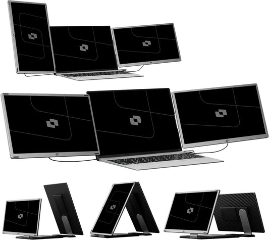 Infinity 15.6'' - Portable Monitor - Protective Case Included - Portable Display - Portable Monitor - Full HD - IPS - Grey - QUORE