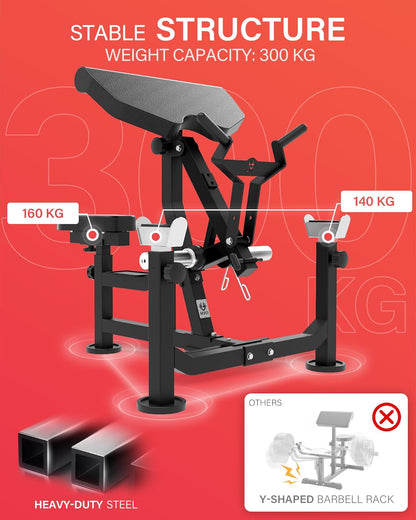 HVO Curlbank Biceps Machine Training Device: 3-in-1 Biceps Curl Bench Biceps Machine for Home Preacher Curl Bench Arm Trainer Machine up to 300kg Black - QUORE