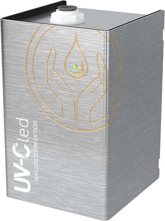 WM aquatec – UV-C led-waterdesinfectie-eenheid voor volautomatische desinfectie van water tot 8 liter/min – 100% zonder chemische toevoegingen door innovatieve UV-C led-technologie – Made in Germany