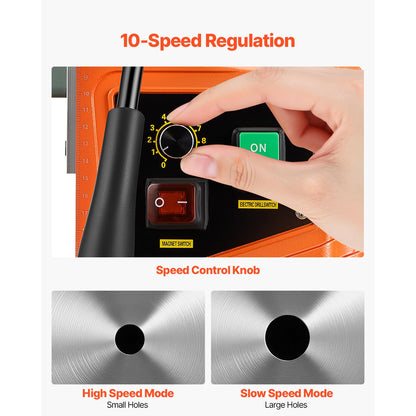 Magnetische Kernboormachine – Kernboor – Elektromagnetische Boormachine – Magnetische Boor – Kolomboormachine – Krachtige 1550 W Motor – Sterke Magneetbasis 13.000 N