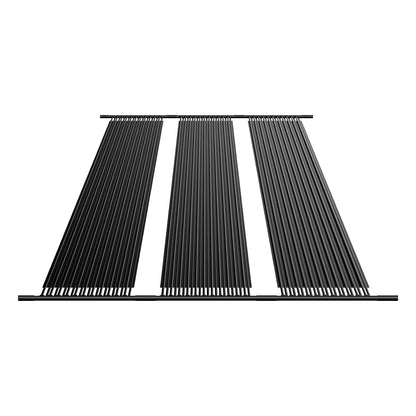 VEVOR Zonnecollector zwembadverwarming, 1235 x 7340 mm, HDPE-zwembadverwarmingssysteem, met complete accessoires, zonnepaneel, verhoogt de watertemperatuur, voor bovengrondse en ondergrondse zwembaden