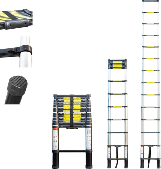 Telescoo14, telescopische ladder, 14 treden
