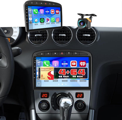 Android Autoradio – Multimedia Systeem – Navigatie Unit – Inbouwradio – Auto Entertainment – 9 Inch Touchscreen – Qualcomm 8-Core Processor – Draadloze CarPlay & Android Auto