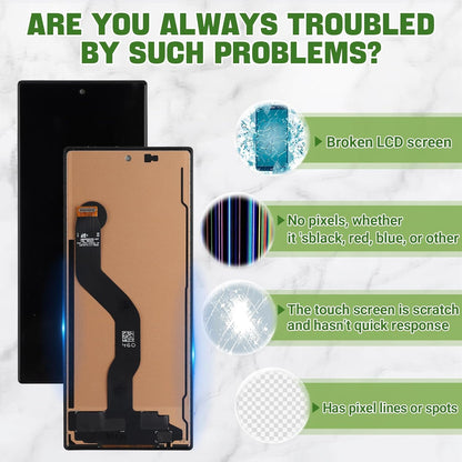 7,6 inch nieuwe TFT LCD-display vervanging voor Galaxy Z Fold 6 LCD-scherm touchscreen digitizer met verbeterde reparatiegereedschapsset [geen vingerafdrukfunctie]