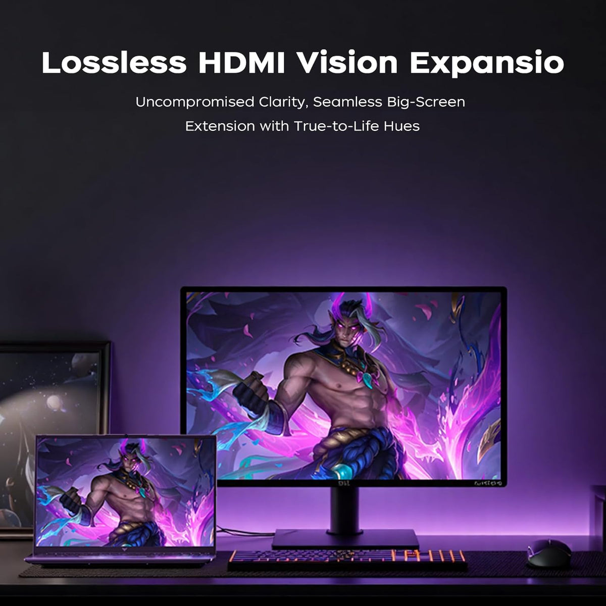 2026 16 Inch Gaming Laptop, Ryzen 7 H255 Processor up to 4.9 GHz, 16GB DDR5 RAM, 512GB SSD (Expandable to 4TB), 4800MHz, Backlit Keyboard, WiFi 6
