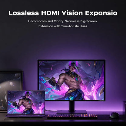 2026 16 Inch Gaming Laptop, Ryzen 7 H255 Processor up to 4.9 GHz, 16GB DDR5 RAM, 512GB SSD (Expandable to 4TB), 4800MHz, Backlit Keyboard, WiFi 6
