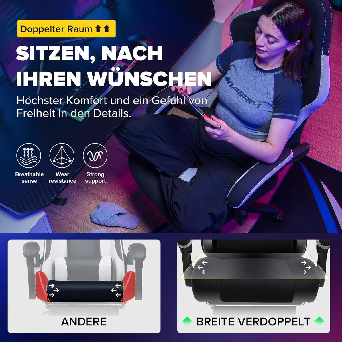 GTPLAYER LR002 Zwart